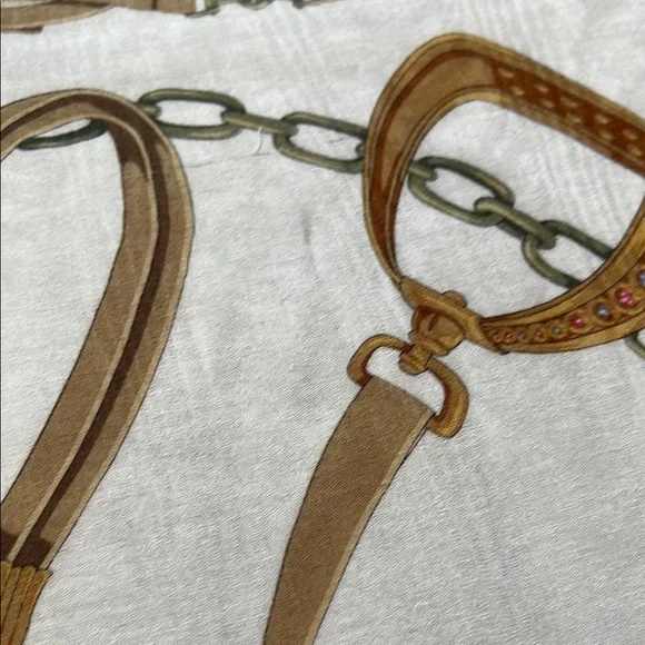 Burberry Saddle and Reins Print Scarf - Picture 7 of 7